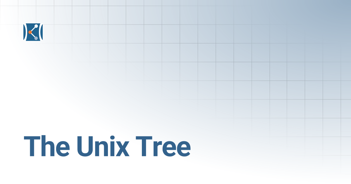 The Unix Tree | The Barbara K. Ostrom (1978) Bioinformatics and Co